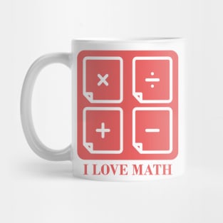 I love math artwork Mug